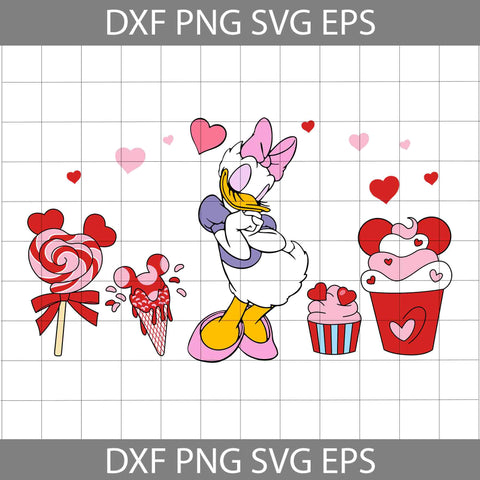 Duck Svg, Cartoon Svg, Valentine's Day Svg, Cricut File, Clipart, Svg, Png, Eps, Dxf