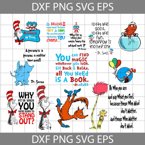 Cute Svg, Bundle, Coffee Svg, Dr seuss, Cricut File, Clipart, Little Miss Thing Svg, Png, Eps, Dxf2