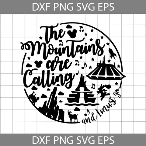 The Mountains Are Calling Svg, Camping Svg, cricut file, clipart, svg, png, eps, dxf