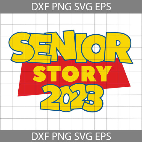 Senior Story 2023 Svg, Senior Svg, Cricut File, Clip Art, Cartoon Svg, School Svg, Graduation Svg, Png, Eps, Dxf