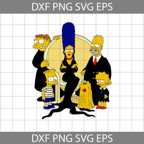 The Simpsons Svg, Cartoon Svg, Halloween SVg, Halloween Gift SVg, Cricut File, clipart, svg, png, eps, dxf