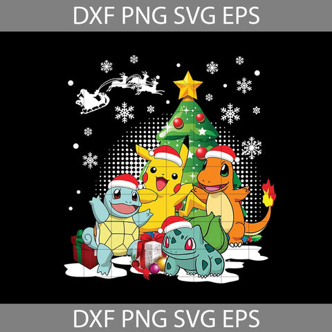 Pikachu Svg, Pokemon Svg, Cartoon Svg, Ugly Christmas Svg, Christmas Svg, Gift Svg, Cricut File, Clipart, Svg, Png, Eps, Dxf