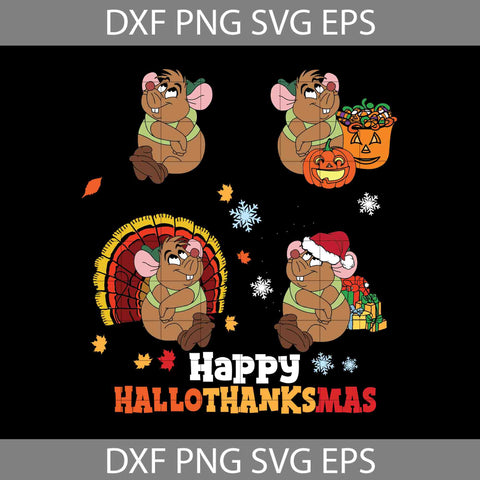 Happy Hallothanksmas Svg, Mice Svg, Halloween Svg, Thanksgiving svg, Christmas svg, Cricut File, Clipart, Svg, Png, Eps, Dxf