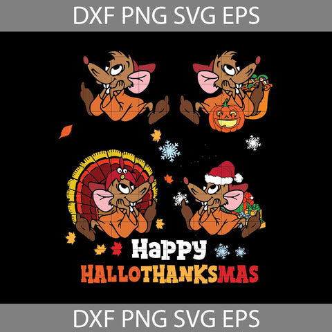 Happy Hallothanksmas Svg, Halloween Svg, Thanksgiving svg, Christmas svg, Cricut File, Clipart, Svg, Png, Eps, Dxf