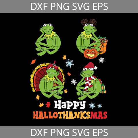 Happy Hallothanksmas Svg, Halloween Svg, Thanksgiving svg, Christmas svg, Cricut File, Clipart, Svg, Png, Eps, Dxf