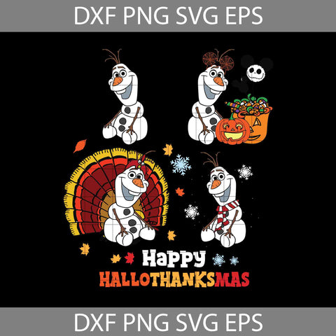 Happy Hallothanksmas Svg, Halloween Svg, Thanksgiving svg, Christmas svg, Cricut File, Clipart, Svg, Png, Eps, Dxf