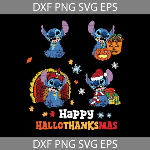 Happy Hallothanksmas Svg, Halloween Svg, Thanksgiving svg, Christmas svg, Cricut File, Clipart, Svg, Png, Eps, Dxf