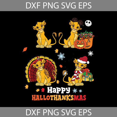 Happy Hallothanksmas Svg, Halloween Svg, Thanksgiving svg, Christmas svg, Cricut File, Clipart, Svg, Png, Eps, Dxf